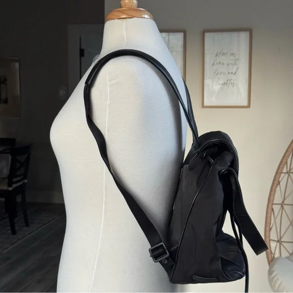 Cole Haan ZeroGrand Nylon & Leather Backpack – Black - Picture 3 of 8